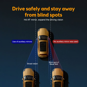 Suction Cup Car Convex Blind Spot Mirror (1 Set/2 Pcs)