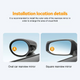 Suction Cup Car Convex Blind Spot Mirror (1 Set/2 Pcs)