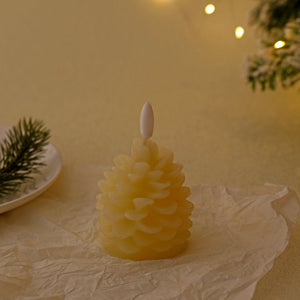 🎅2024 Christmas Promos🔥Flameless Pinecone Candles Battery Operated