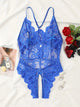 Sexy Deep V Lace Bodysuit