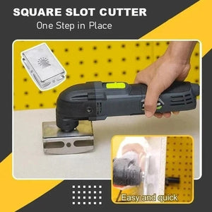 Woodworking Square Opening Tool and Square Slot Knife
