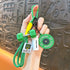 Creative Mini Gym Barbell Plate Keychain