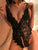 Sexy Deep V Lace Bodysuit