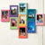10PCS 3-Inch Magnetic Fridge Frames - Random Color Fujifilm Photo Holders